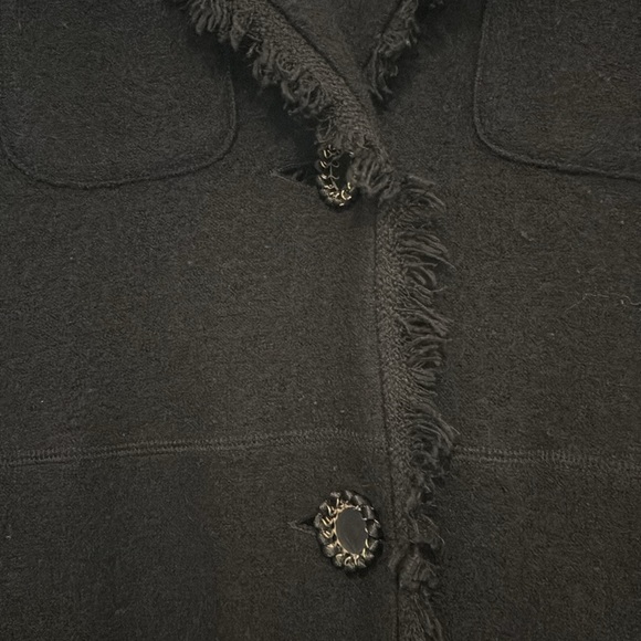 Long Karl Lagerfeld wool blended coat - Picture 6 of 8